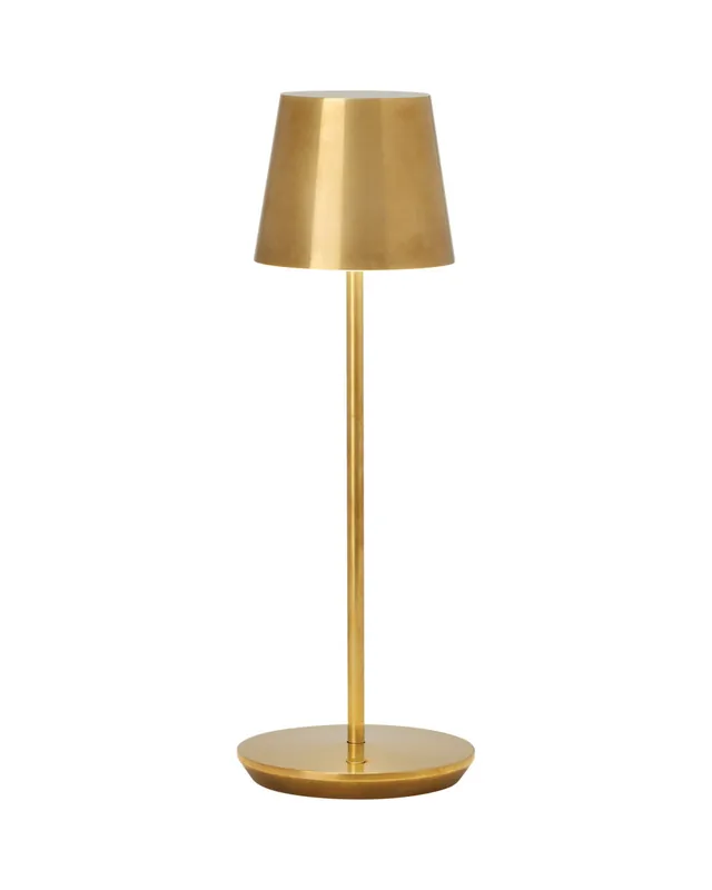 Nevis bordslampa uppladdningsbar mässing Expressleverans