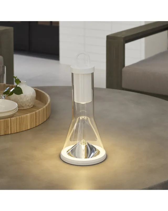Kandella bordslampa uppladdningsbar vit Lågt pris