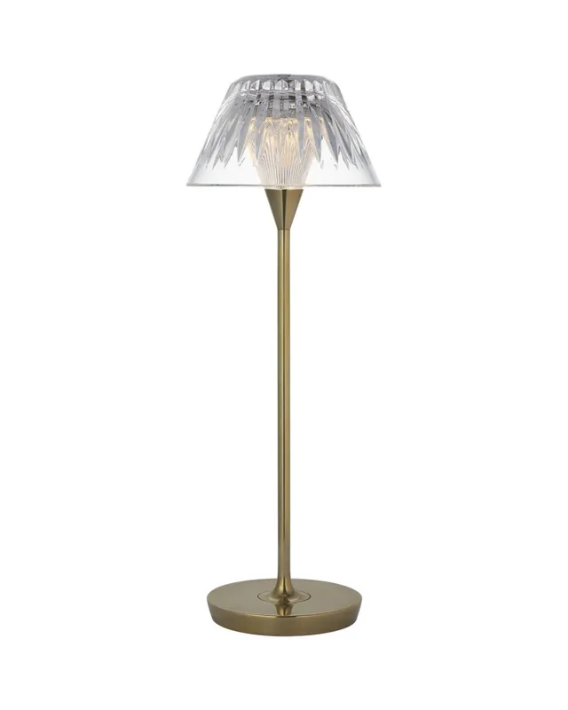 Blaze 16" bordslampa uppladdningsbar mässing Köp nu