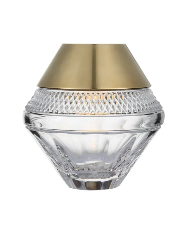 Copper Coast 5" bordslampa uppladdningsbar mässing Endast denna vecka