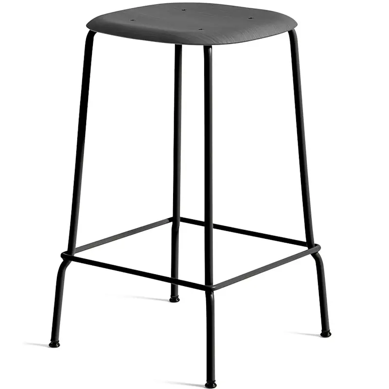 Handla nu Soft Edge 80 Barstol, Soft Black