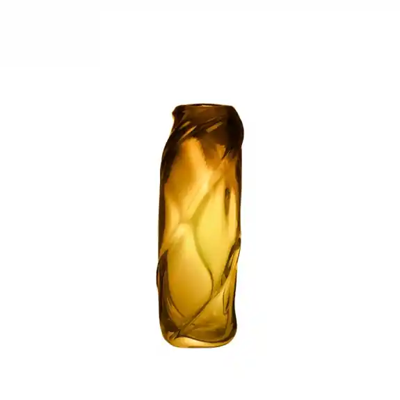 Water Swirl Vase Tall Amber Sista chansen