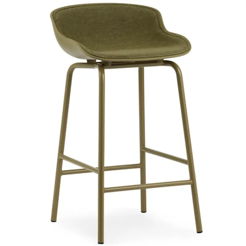 Erbjudande Hyg Barstol 65 cm, Klädd Framsida, Oliv