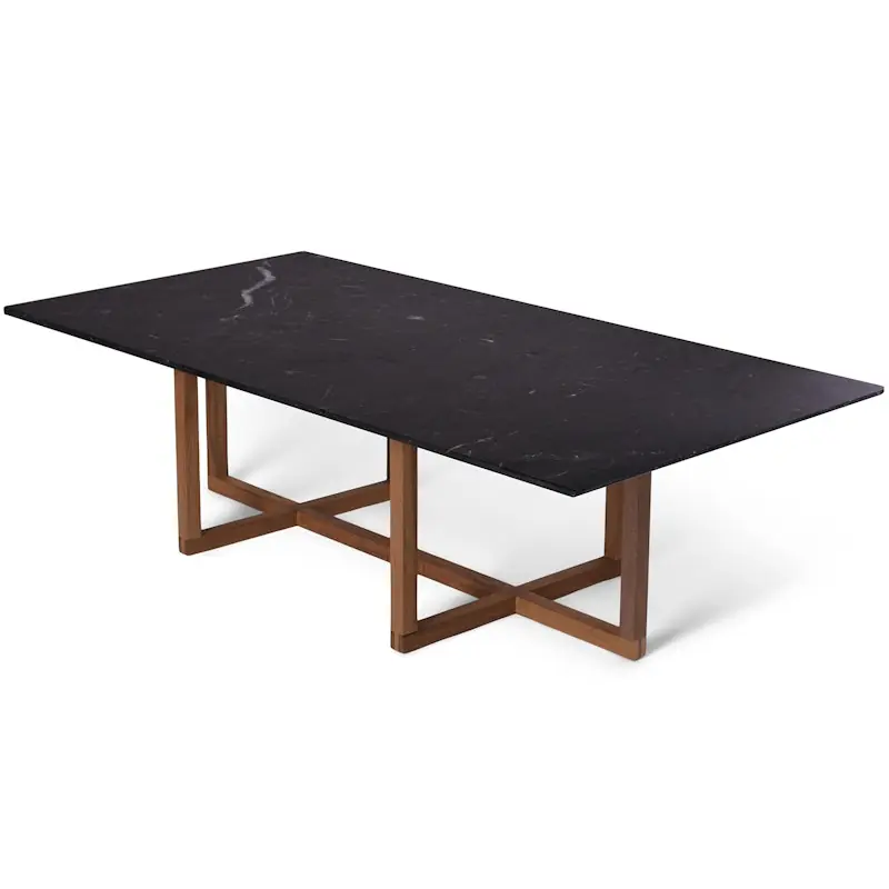 Expressleverans Ninety Soffbord 120x60x40 cm, Smoked Oak/Nero Marquina