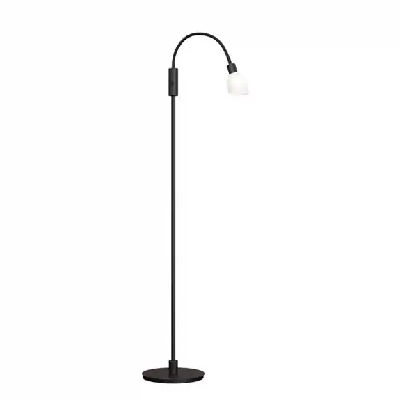 Cut Golvlampa Svart/Opalglas Kampanjpris