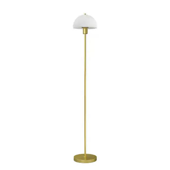 Erbjudandepris Vienda Golvlampa Mässing/Opalglas