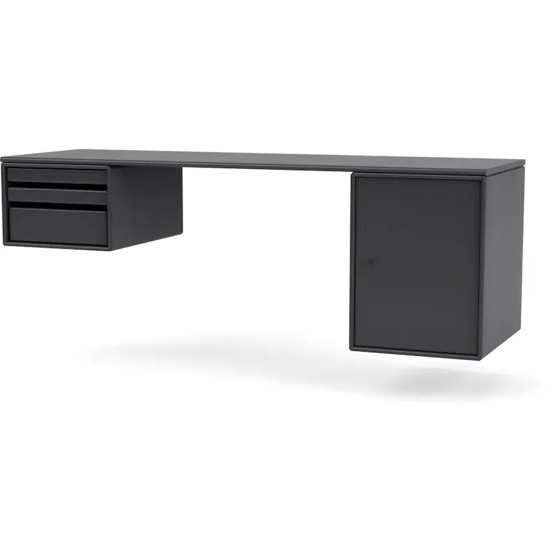 Workshop Vägghängt Skrivbord, Antracit Sänkt pris