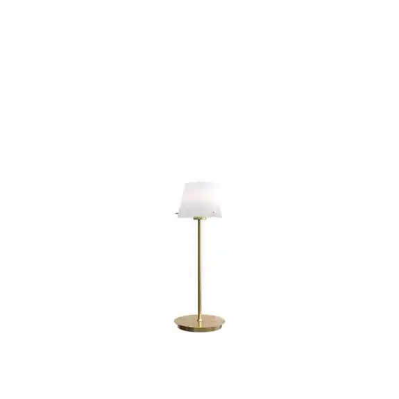 Begränsat antal Gil Bordslampa Mässing/Opalglas