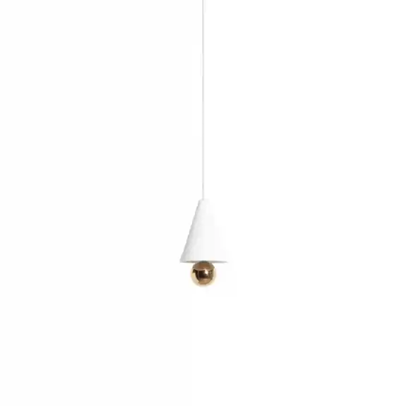 Endast denna vecka Cherry Pendel Extra Small White & Gold