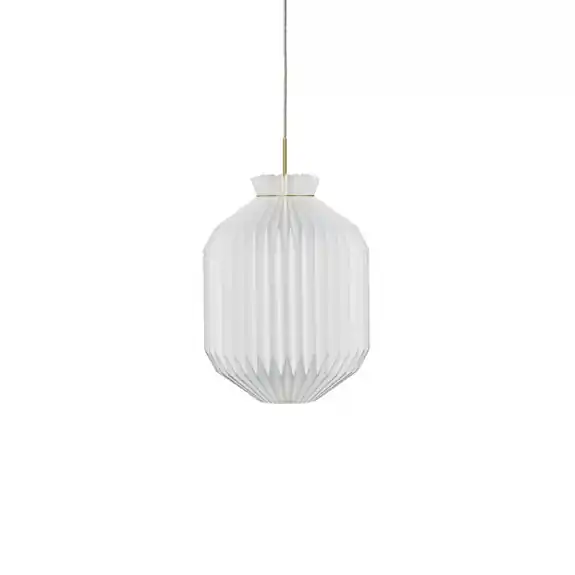 Le Klint 105 Anniversary Pendel Large White/Golden Fitting Sänkt pris
