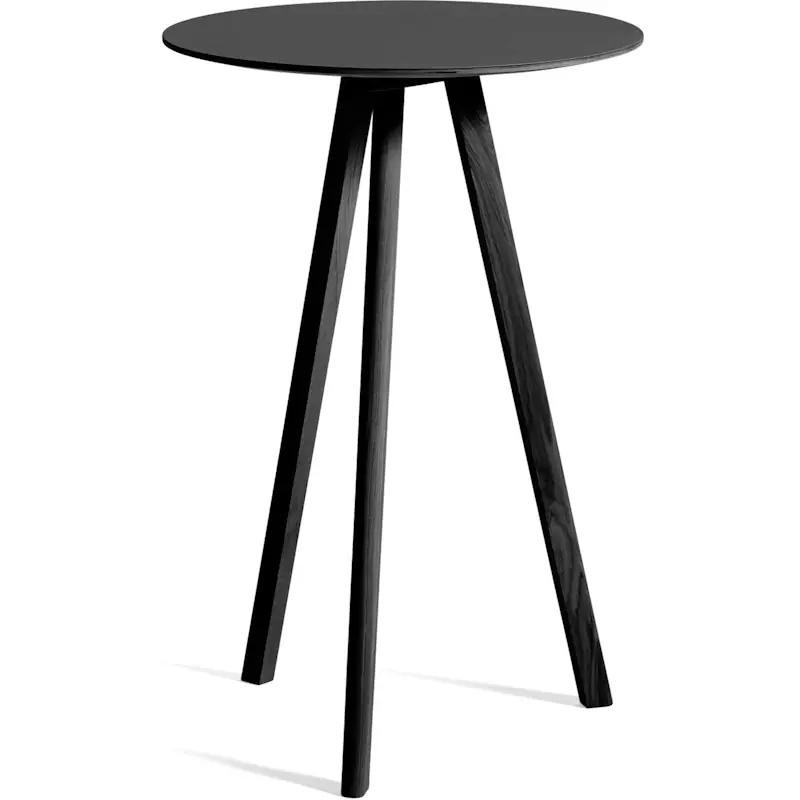 CPH 20 2.0 Barbord Ø70x105 cm, Vattenbaserad Lackad Ek / Svart Sänkt pris