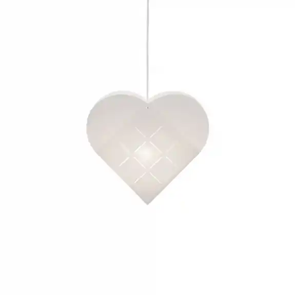 Trygg betalning Heart Light Stjärna Small White