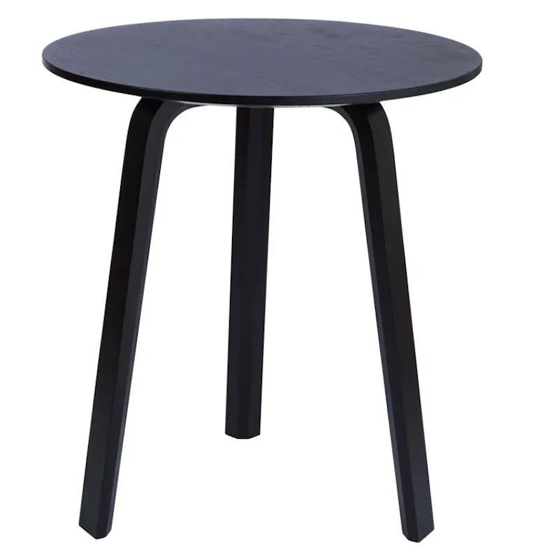 Kundfavorit Bella Soffbord 45x49 cm, Svart Vattenbaserad Lackad Ek