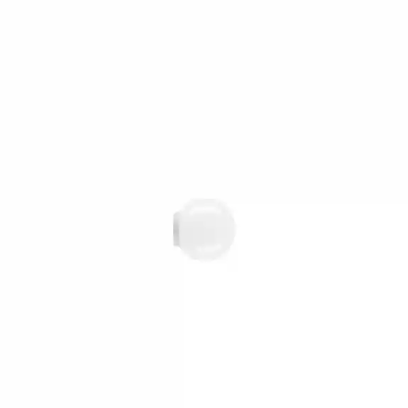 Volum Mirror Tak/Vägg Ø14cm Glossy White Spegelmontering IP54 I lager