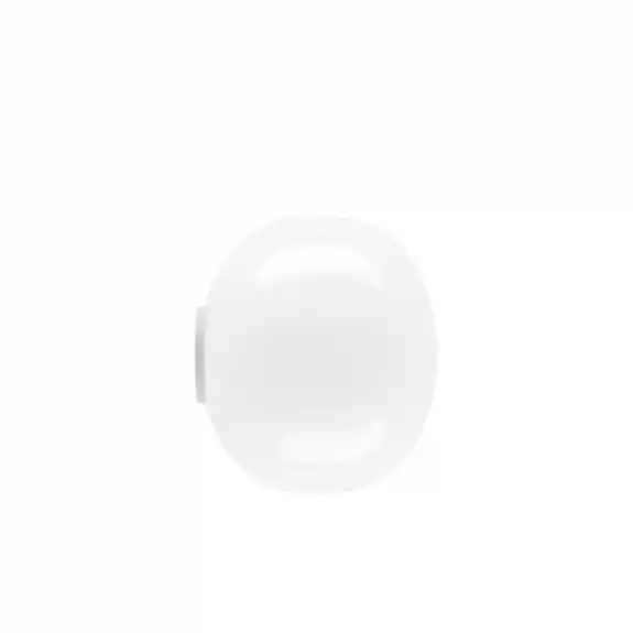 Volum Mirror Tak/Vägg Ø42cm Glossy White Spegelmontering IP54 Rabatt