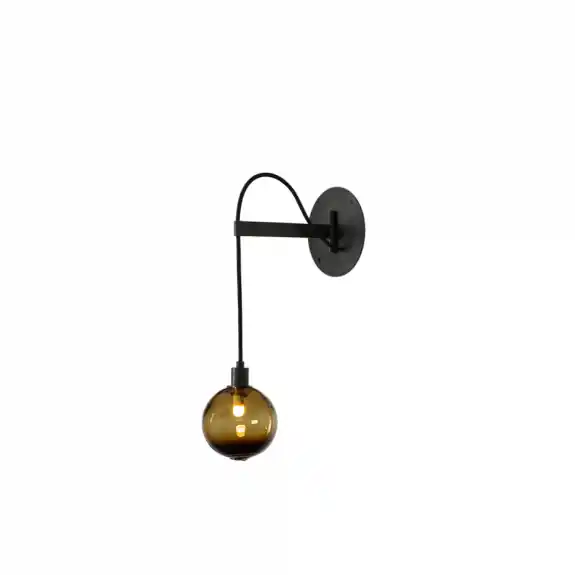 Drape Arm 1.09 Vägglampa 110mm Sphere Dark Oxidized/Olivin Dipped Begränsat antal