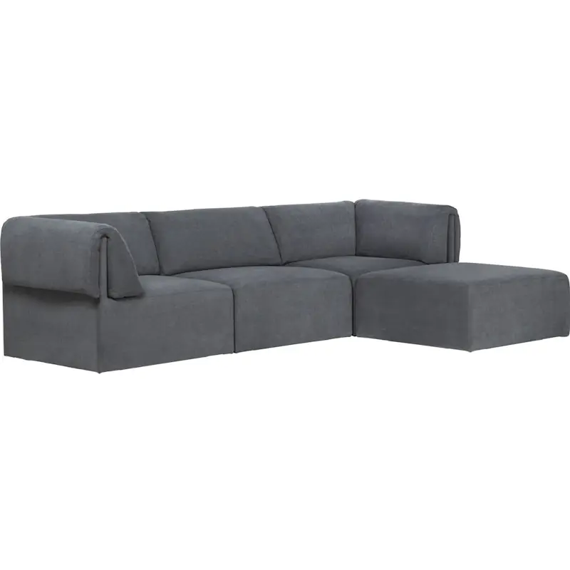 Wonder Soffa 3-S Schäslong, Hot Madison 1294/096 LC Erbjudandepris
