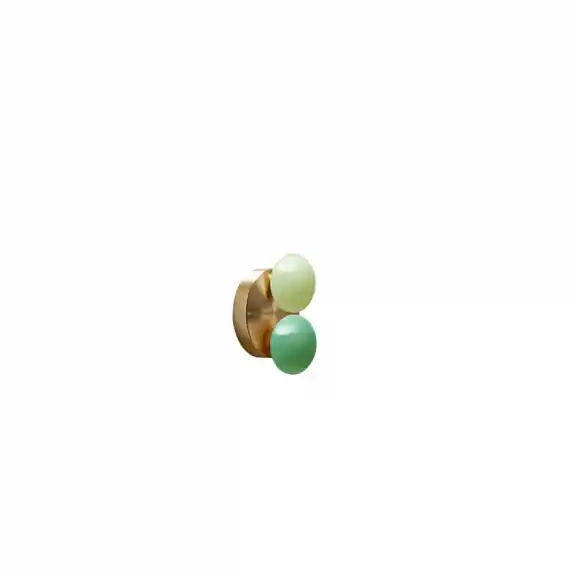 Dot 2X Taklampa/Vägglampa Brushed Brass/Linden Tree Green/Pastel Green Utförsäljning