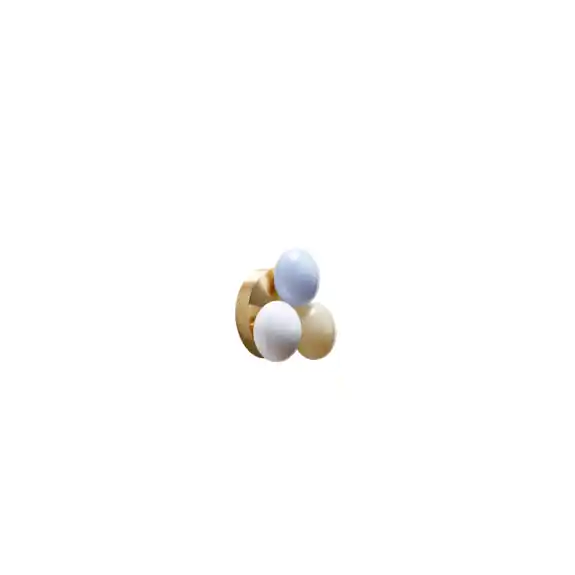 Säker betalning Dot 3X Taklampa/Vägglampa Brushed Brass/Oyster/White/Light Beige
