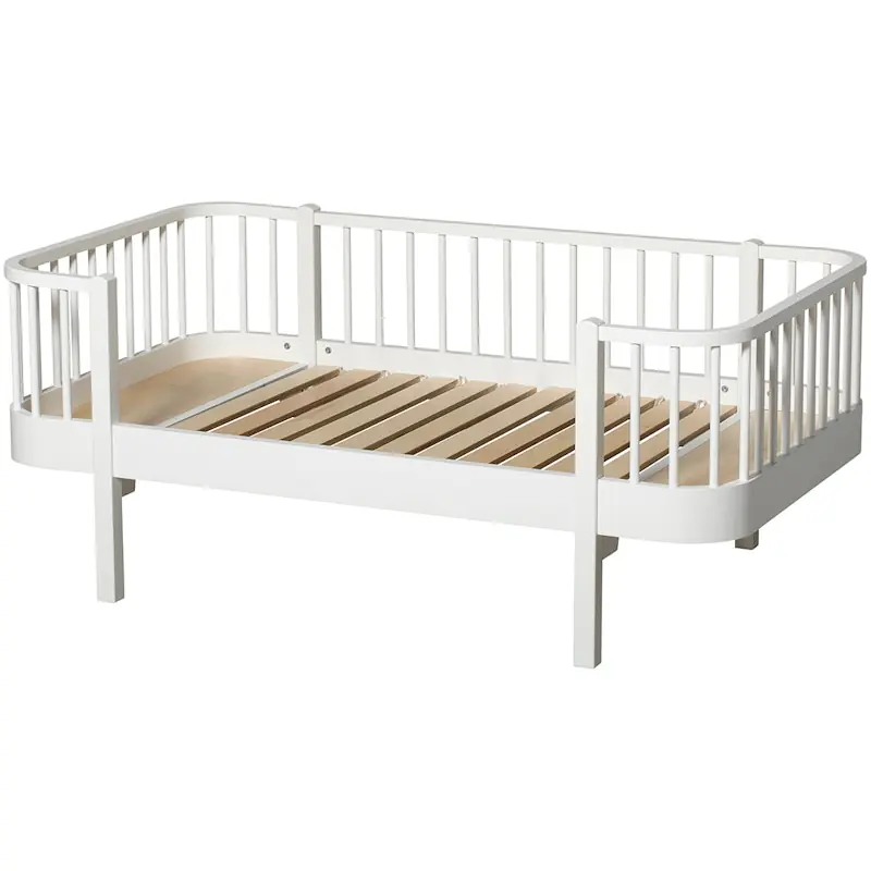 Extra rabatt Wood Original Junior Dagbädd, Vit