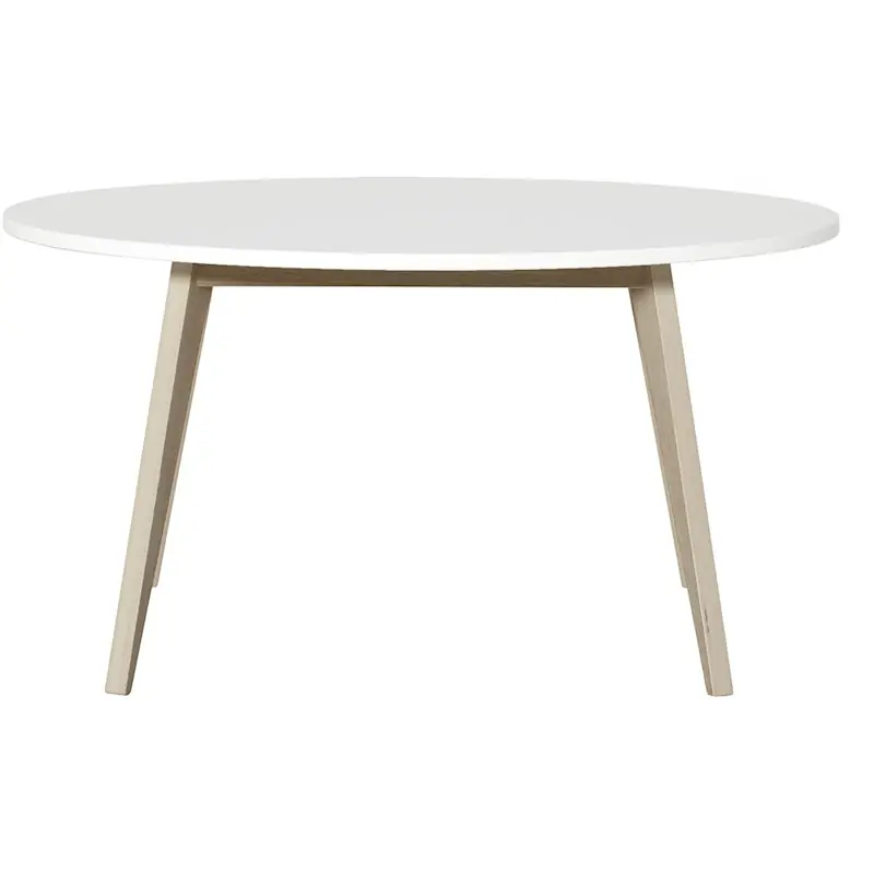 Snabb frakt Wood Pingpongbord, Vit/Ek