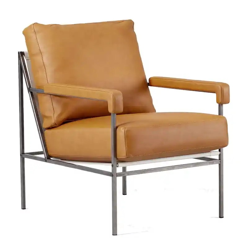 Lägg i varukorgen Seventy Five Fåtölj Läder, Challenger Brandy / Beige Canvas