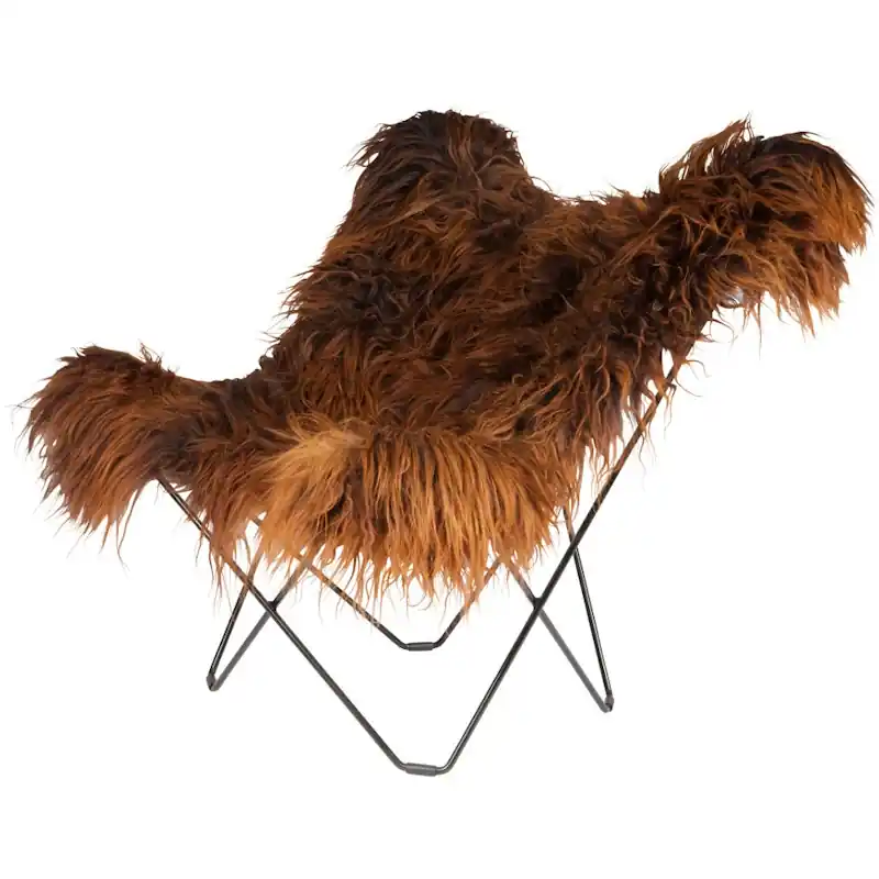 Iceland Mariposa Butterfly Chair, Wild Brown/Black Reapris