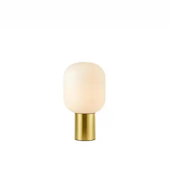 Brooklyn Bordslampa Small Mässing/Opalglas Begränsad tid