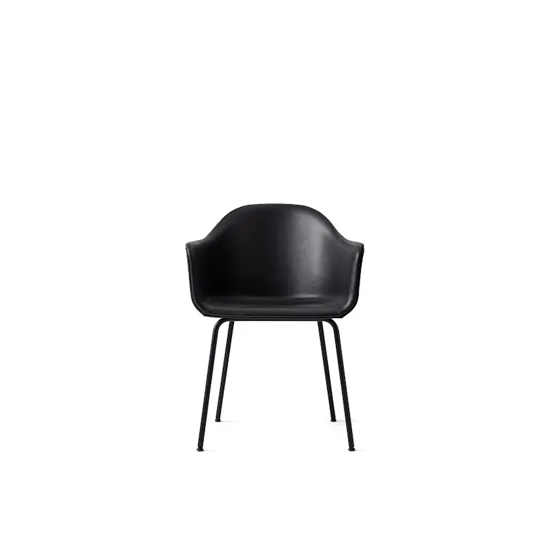 Kundfavorit Harbour Chair Med Klädsel, Läder Dakar 08/Svart