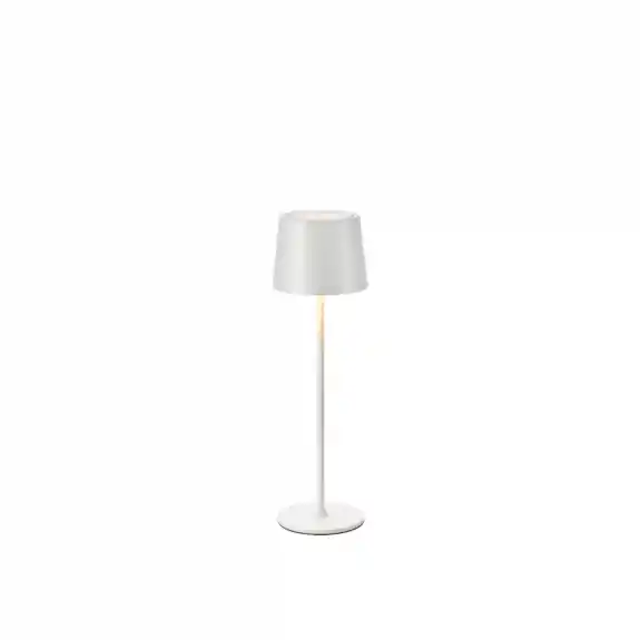Billigare Fiore Portabel Bordslampa Mattvit