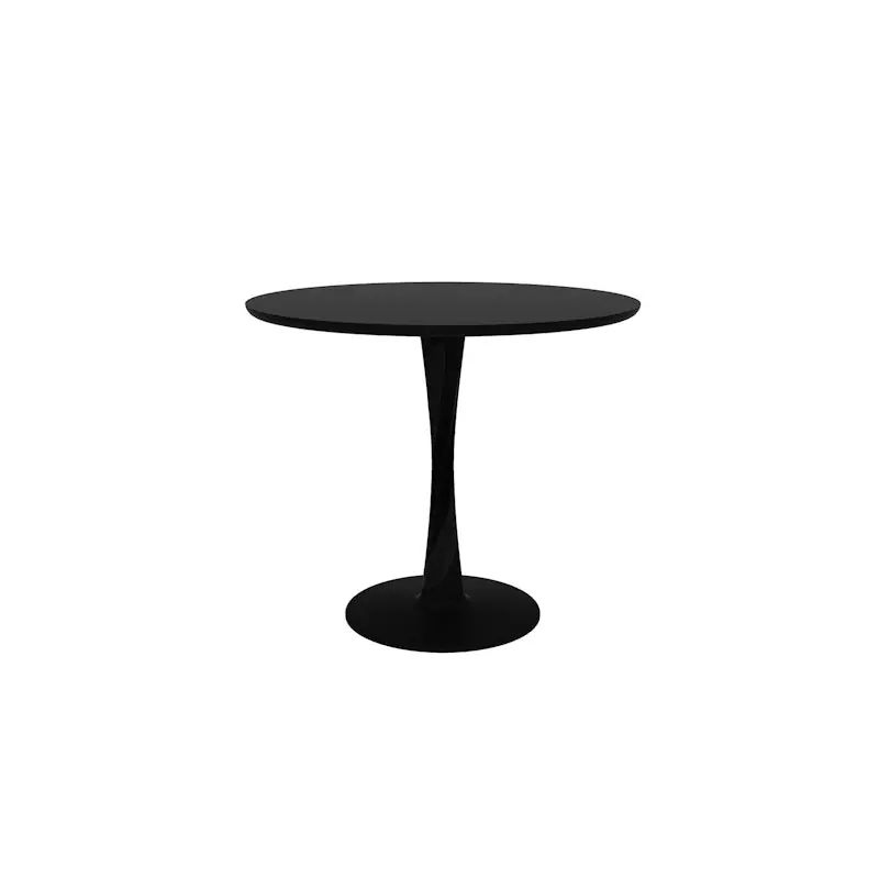 Begränsat antal Torsion Bord Ø90x76 cm, Svart Ek