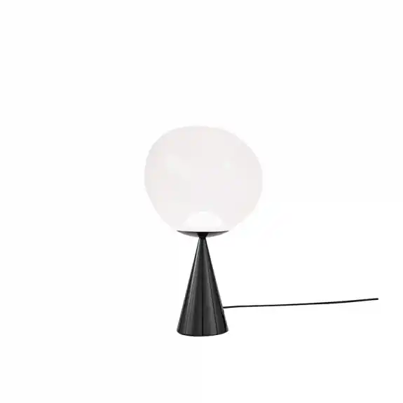 Utförsäljning Melt Cone Fat LED Bordslampa Opalescent/Black