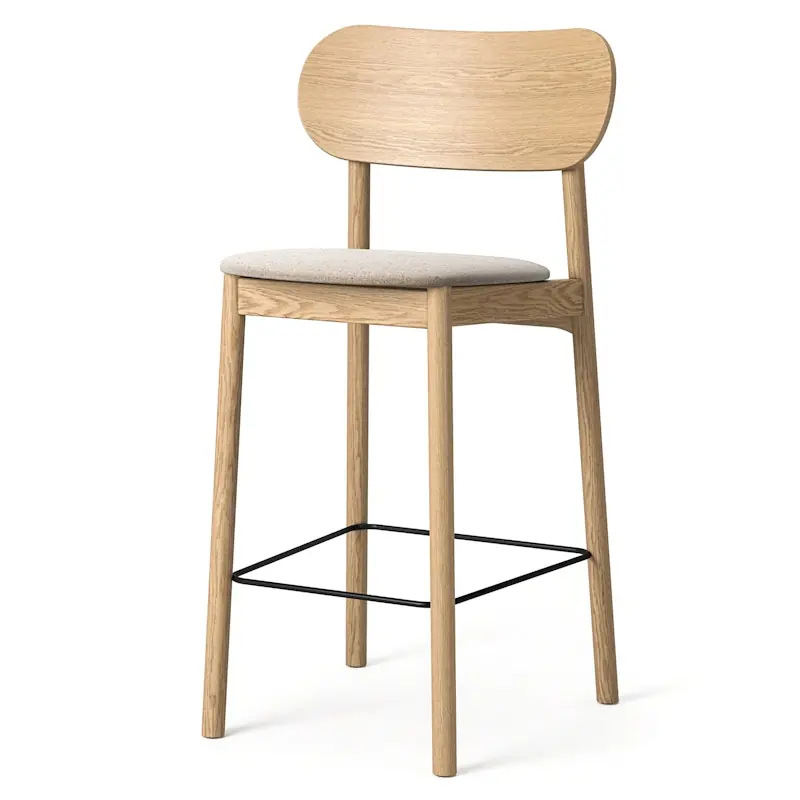 Elephant Barstol, Naturlig Ek / Beige breeze Fynd