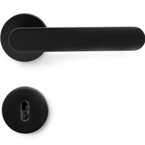 Vibe Plain Dörrhandtag Med Nyckelskylt, Mattsvart Begränsat antal