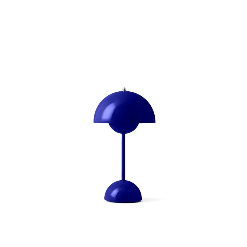 Flowerpot VP9 Bordslampa Portabel, Cobalt Blue Sista chansen