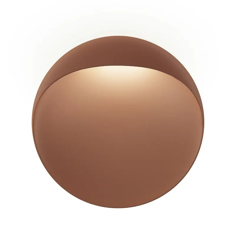 Flindt Vägglampa Ø400 mm, Corten I lager