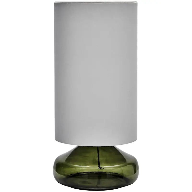 Matte Bordslampa, Vit/Grön Rabatter