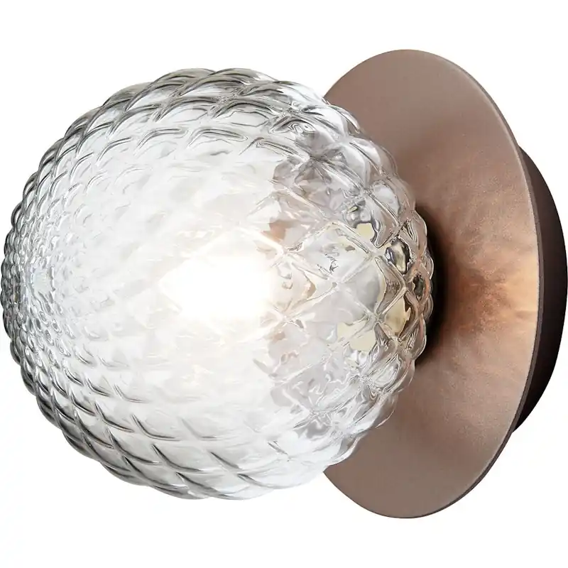 Köp nu Liila 1 Vägg-/Taklampa 140 mm, Mörk Brons / Klar
