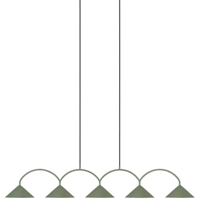 Rabatt Curve 5 Pendel, Grön