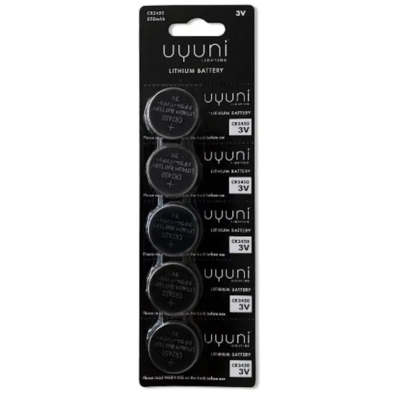 CR2450 Batteri 3V 550mAh, 5-pack Trygg betalning