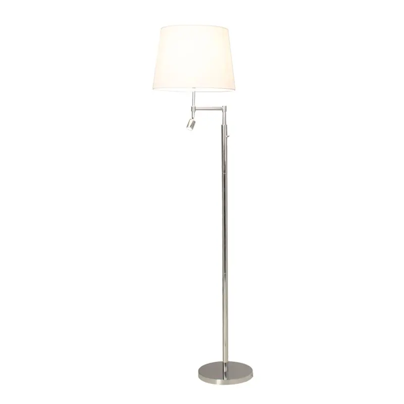 Premium Orlando Golvlampa, Krom/Vit