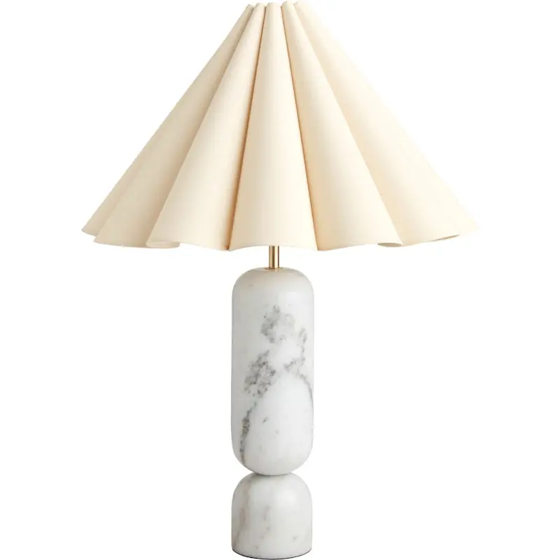 Lauren Bordslampa 77 cm, Vit / Natur Kundfavorit