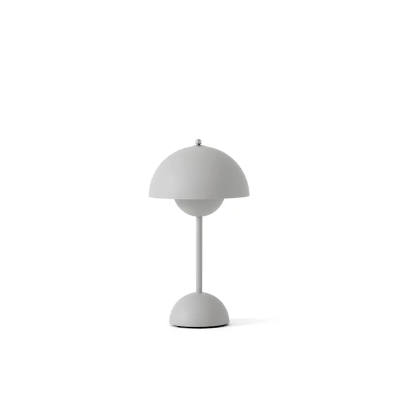 Flowerpot VP9 Bordslampa Portabel, Matt Light Grey Fynd