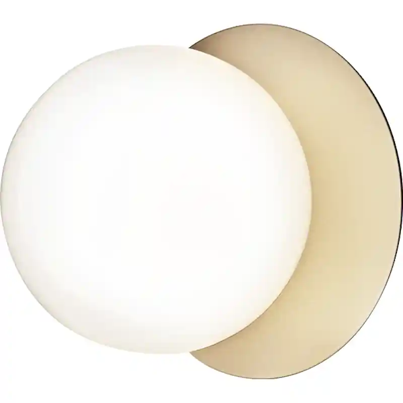 Billigare Liila 1 Vägg-/Taklampa 165 mm, Nordic Gold / Opal