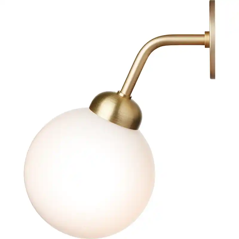risnedsättning Apiales Vägglampa Integrerad, Mässing / Opal