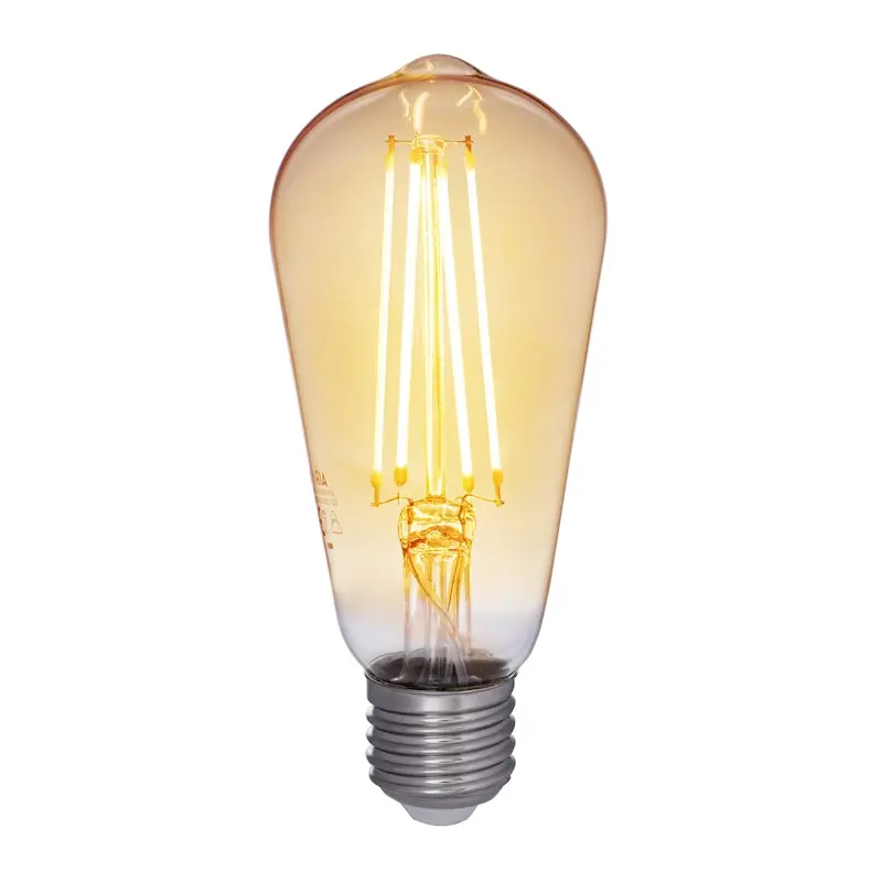 Utförsäljning LED Filament Amber E58 4,5W E27 360lm Dimbar