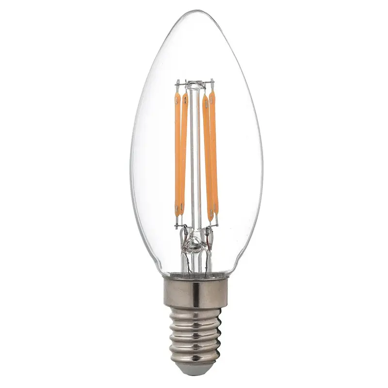 Filament LED E14, 2700K 470lm 4,5W Dimbar Endast idag