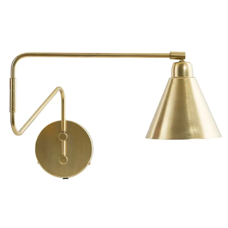 HDGame Vägglampa, Mässing Trygg betalning