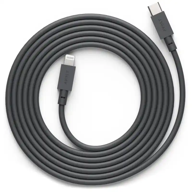 Cable 1 USB C to Lightning Charging Cable , 2m, Stockholm Black Beställ nu