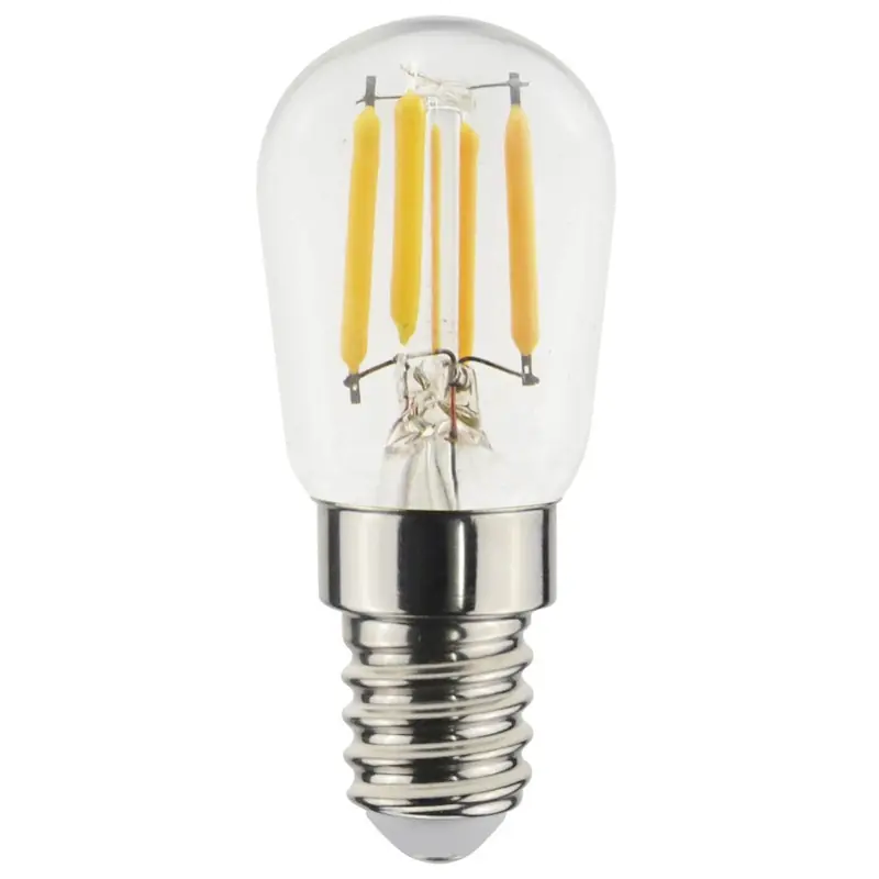 Utförsäljning Filament LED päronlampa E14 2200K 220lm 2,5W Klar Dimbar